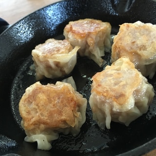 スキレットで焼きしゅうまい